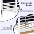 Twin House Bed with Storage Drawers & Dustproof Tent, Solid Wood Montessori Bed Frame with House Roof & Rails for Boys Girls Teens