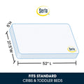 Serta Perfect Slumber Dual Sided Crib and Toddler Mattress