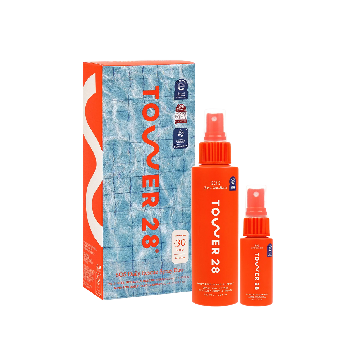 SOS Daily Rescue Spray Duo