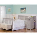 Dream on Me Brody 5 - in - 1 Convertible Crib Adjustable Mattress Crib & Changer Pearl Gray